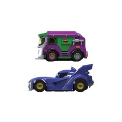 G1186M - Micro Scalextric Batwheels Bam vs Joker Battery Powered Race Set -