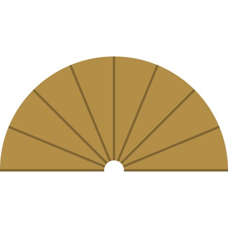 C8279 - Radius 1 Curve Inner Borders 180° x 2