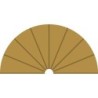 C8279 - Radius 1 Curve Inner Borders 180° x 2
