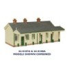 S&DJR Wooden Station Building Green and Cream