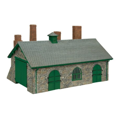 Narrow Gauge Blacksmith's and Wagon Workshop Green