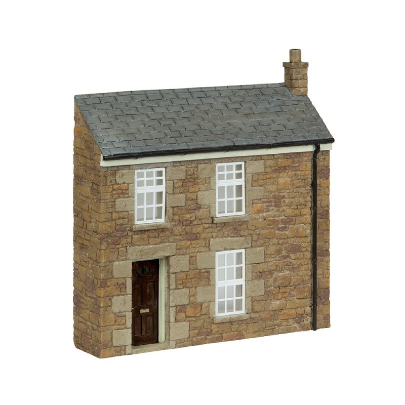 Low Relief Stone Terrace Left Hand Door Brown