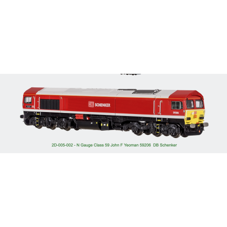 2D-005-002 - Class 59 59206 DB Schenker 'John F Yeoman'