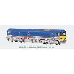 2D-005-003 - Class 59 59204 National Power Blue