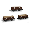 SECR Wagons Pack of 3– SR pre-36 Livery 5 Planks (Dia.1349)