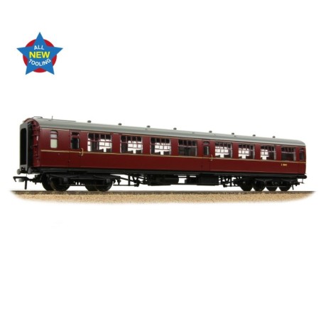 34-827A - SR Bulleid Second Open 15" Vents BR Maroon
