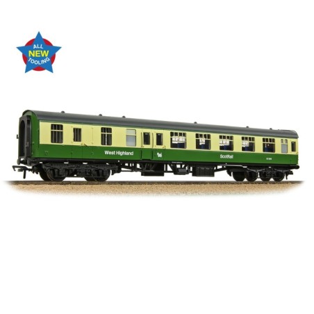 39-806 - BR MK1 BSO Brake Second Open BR West Highland Line Green & Cream