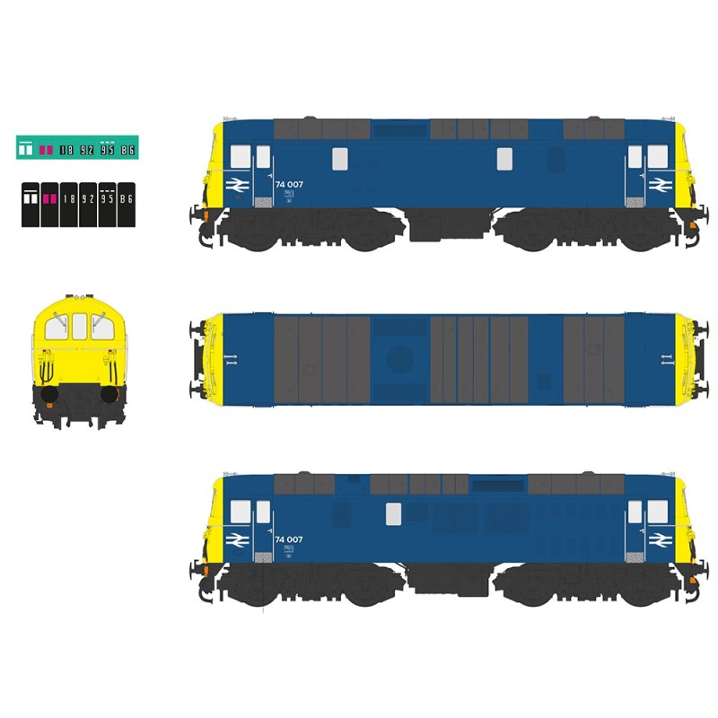 E82008 - Class 74 Electro-Diesel 74007 BR Blue