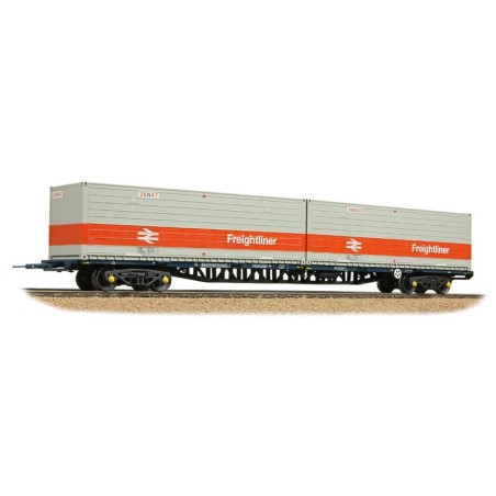 38-626C - BR FFA Inner Flat BR Blue, 2 x Type N Freightliner Containers