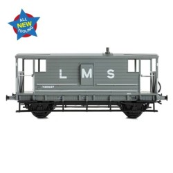 38-975 - LMS 20T Brake Van LMS Grey