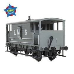 38-975 - LMS 20T Brake Van LMS Grey