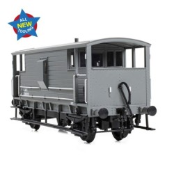 38-976 - LMS 20T Brake Van LMS Grey (Small Letters)