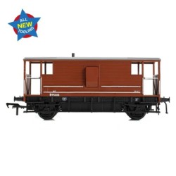 38-977 - LMS 20T Brake Van BR Bauxite (Early)
