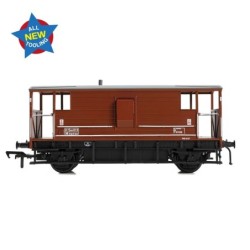 38-978 - LMS 20T Brake Van BR Bauxite (Late)