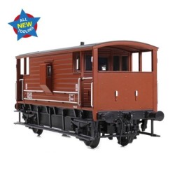 38-978 - LMS 20T Brake Van BR Bauxite (Late)