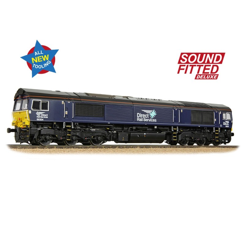 50-009SFX - Class 66/3 66304 DRS Compass (Small Logo)