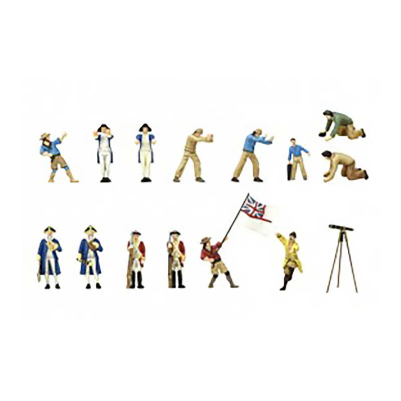 AL22520F - HMS ENDEAVOUR´S METAL FIGURINES ( set of 10)
