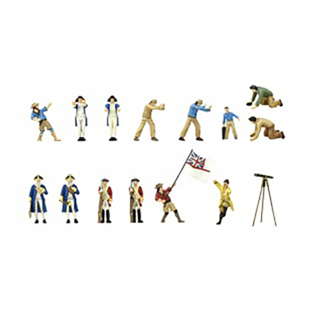 AL22520F - HMS ENDEAVOUR´S METAL FIGURINES ( set of 10)