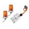 C907125 - 15x10mm Orange Flashing Light w/ E.(2)