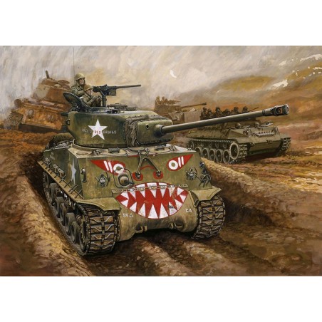 D7570 - 1/72 M4A3E8 EASY EIGHT KOREAN WAR