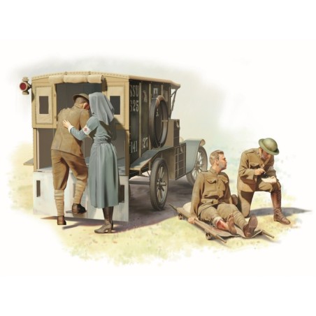 ICM35662 - Model T 1917 Ambulance with US Medical Personnel