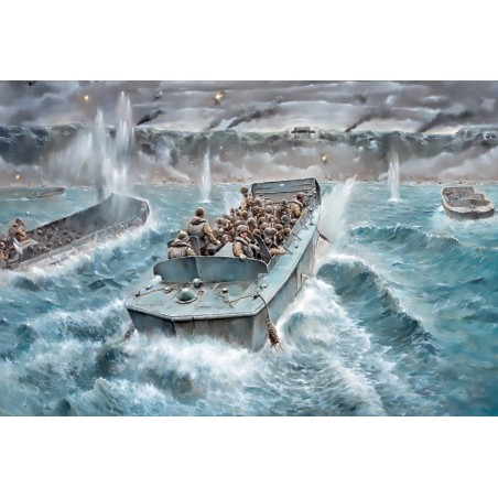 6524 - LCVP with US INFANTRY