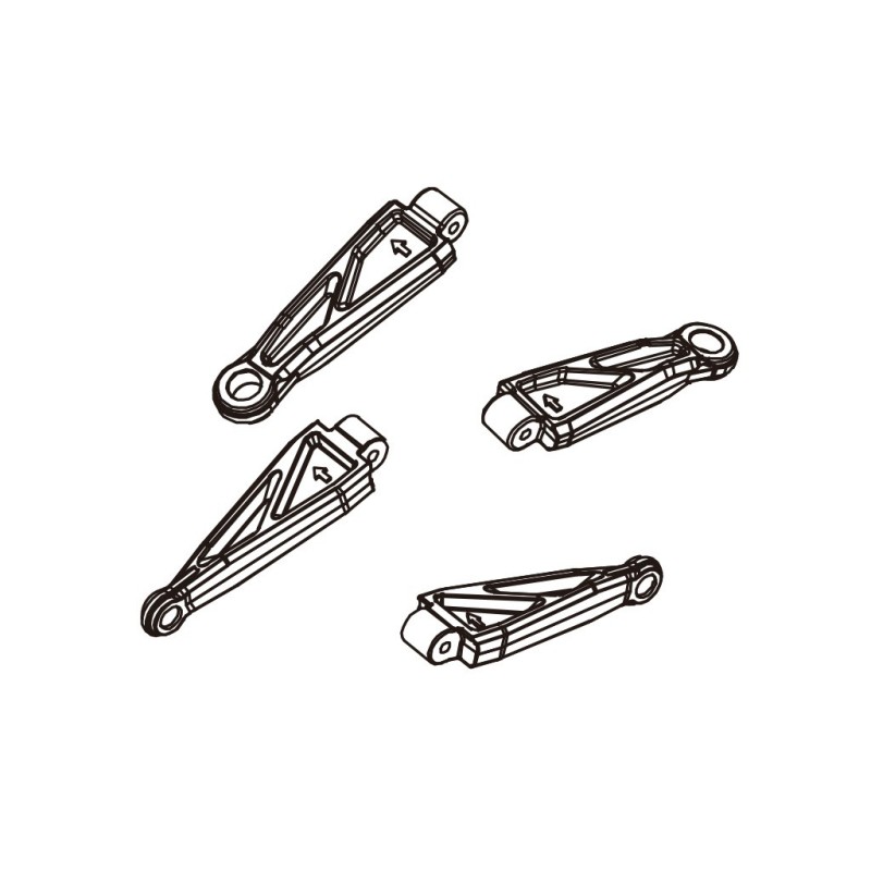 PD303-006 - Fr.Upper Arm_L/R 1PCS
Rr.Upper Arm_L/R 1PCS