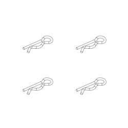 PD861-099 - Body Clip 4PCS