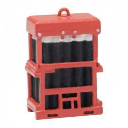44-537 - Caged Gas Bottles (x4)
