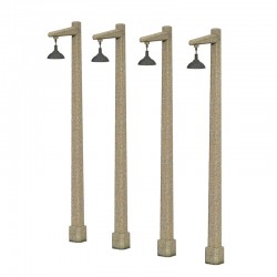 44-591 - Concrete Single Arm Lamp Post x 4