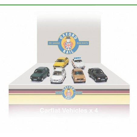 OR76CPK004 - Carflat Pack 1990s Cars - Set of 4