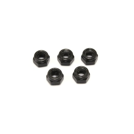 K.1-N5050N - Nylon Lock Nuts M5x5.0mm (5) Kyosho
