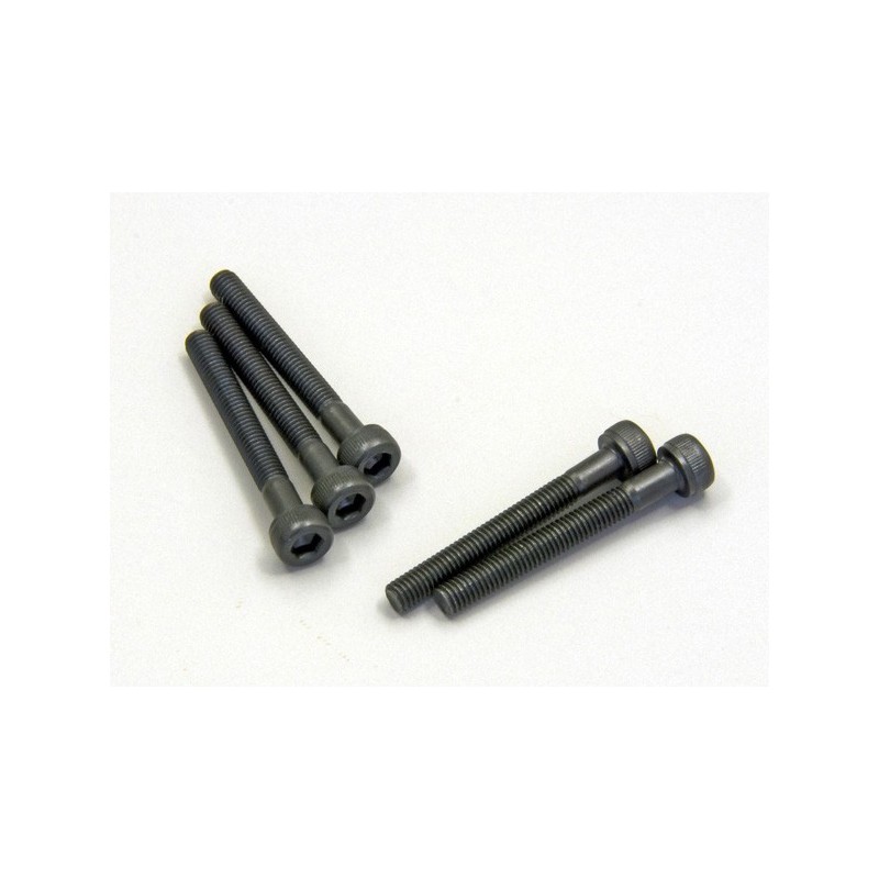 K.1-S23025 - Metallic Cap Screws M3x25mm (5) Kyosho