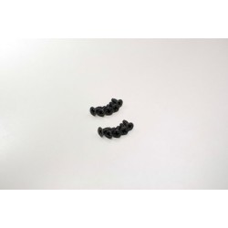 K.1-S33008 - Flat head Metallic Screws M3x8mm (10) Kyosho