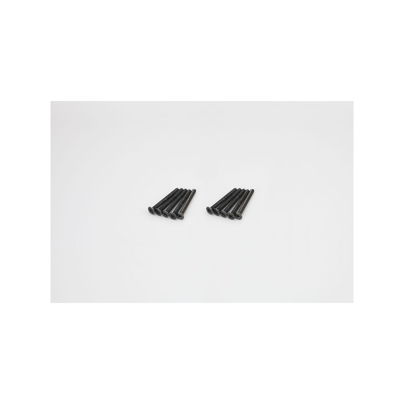 K.1-S33030 - Flat Head Metallic Screws M3x30mm (10) Kyosho