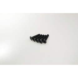K.1-S34020 - Flat Head Metallic Screws M4x20mm (10) Kyosho