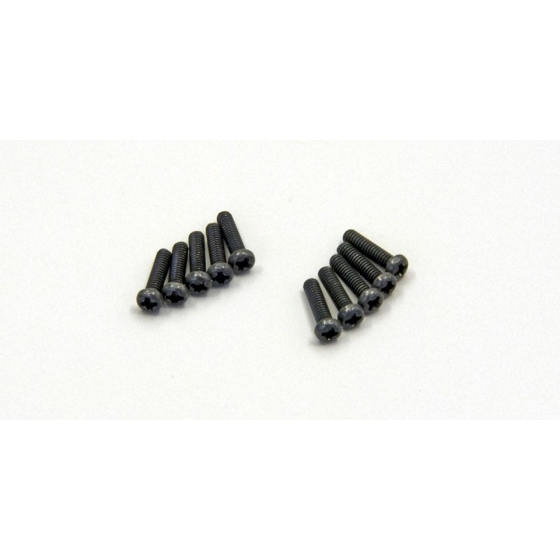 K.1-S42008 - Round Head Metallic Screws M2x8mm (10) Kyosho