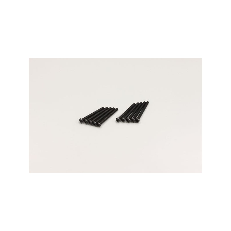 K.1-S42625 - Round Head Metallic Screws M2.6x25mm (10) Kyosho