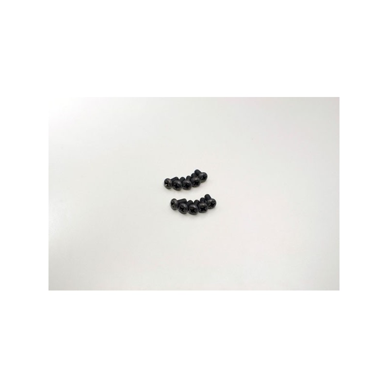 K.1-S43006 - Round Head Metallic Screws (M3x6mm (10) Kyosho