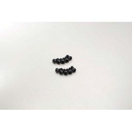 K.1-S43006 - Round Head Metallic Screws (M3x6mm (10) Kyosho