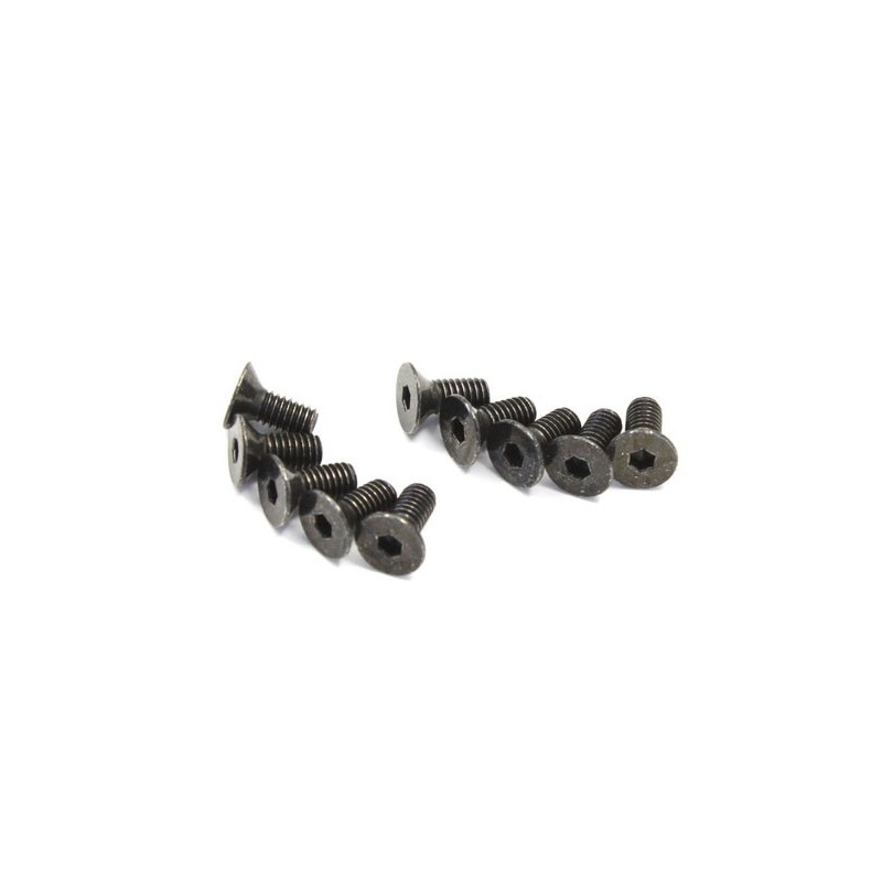 K.1-S32606H - Hex Flat Head Screws M2.6x6mm (10) Kyosho
