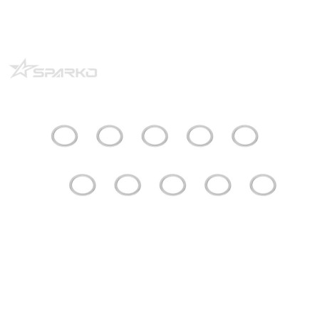 SPKWO081020 - Sparko Hex Shim 8x10x0.2mm (10pcs)