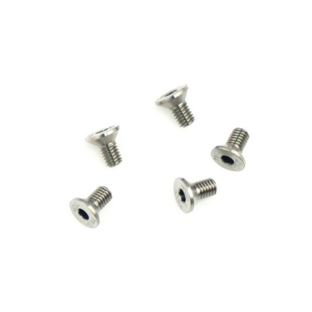 AM640002 - TITANIUM SCREW ALLEN COUNTERSUNK M3X6 (5)