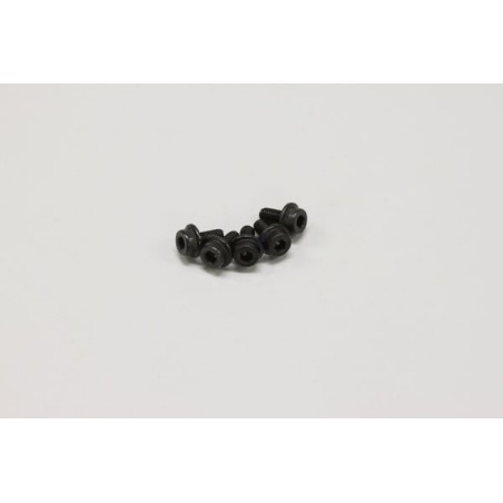K.1-S24008F - Metallic Flanged Cap Screw M4x8mm (5) Kyosho