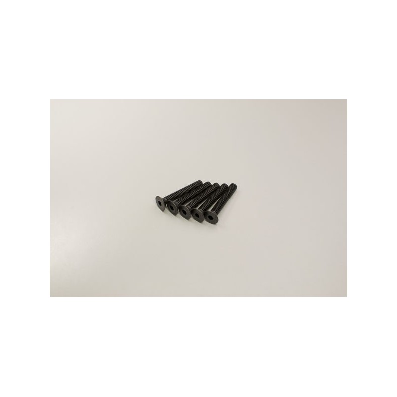 K.1-S34025H - Hex Flat Head Screws 4x25mm (5)