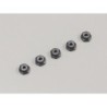 K.1-N2630NA-GM - Alu Nylon Lock Nuts Gunmetal M2.6x3.0mm (5) Kyosho