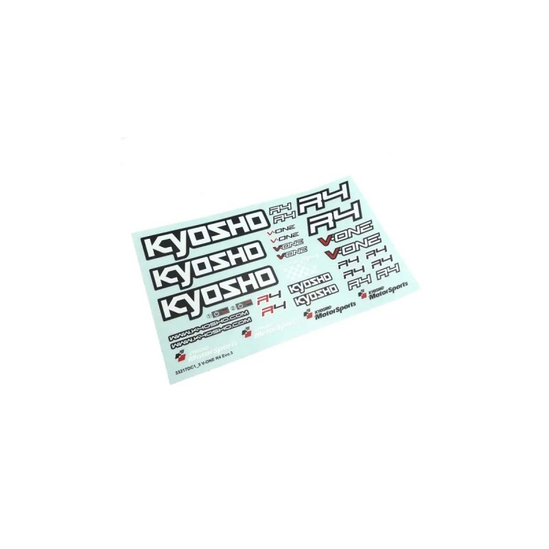 K.VZD02 - Decal Kyosho V-One R4 Evo3