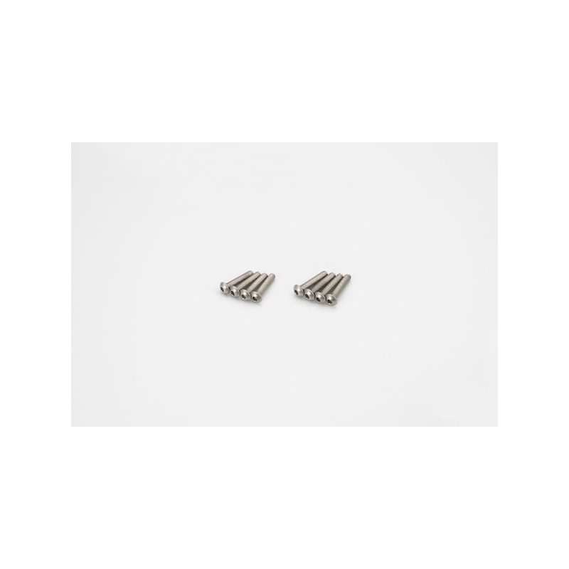 K.1-S13015HT - Hex Titan Button Screws M3x15mm (8) Kyosho
