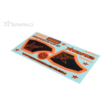 SPKF89005-OGOP - Sparko F8 Wing Sticker-Orange for Optional Wing