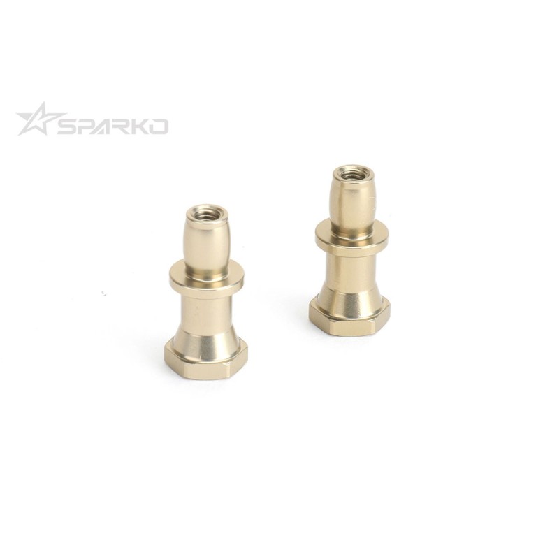 SPKF84013-2 - Sparko F8 Shock Ball Stud Offset 2mm for Rear (2pcs)